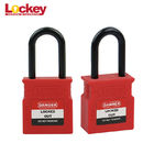 OEM Plastic Shackle Keyed Alike Safety Lockout Padlock With Master Key