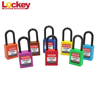 lock-out en acier Tagout de cadenas de sécurité de dispositif d'accrochage de 38mm avec les clés machine