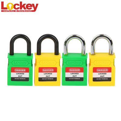 Lockey acier courte menottes 25 mm sécurité Loto cadenas